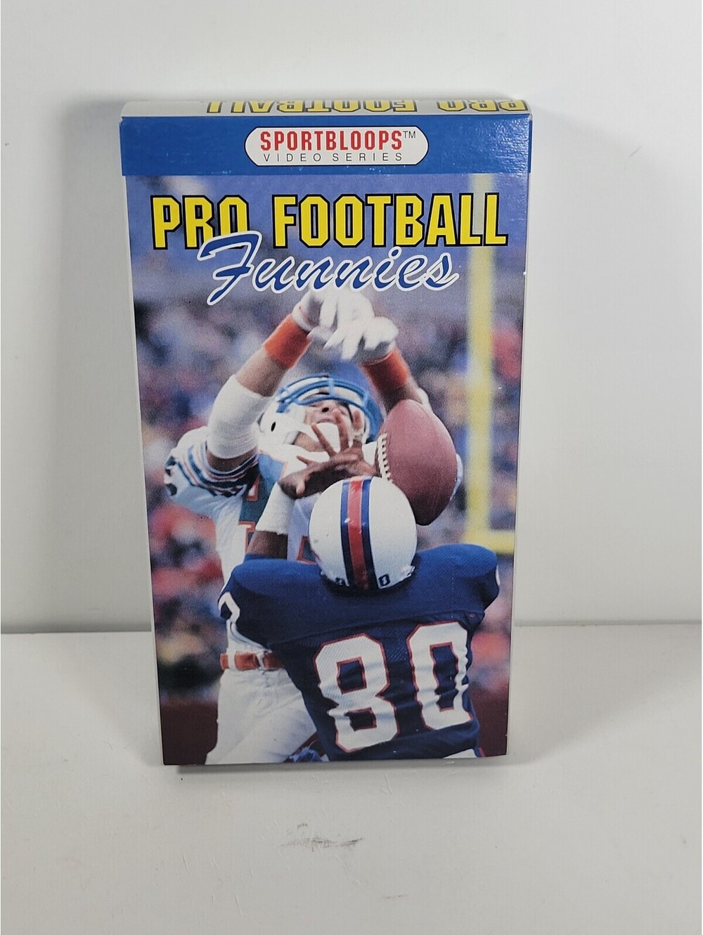 Pro Football Funnies VHS tape from the 1987 Sportbloops video series